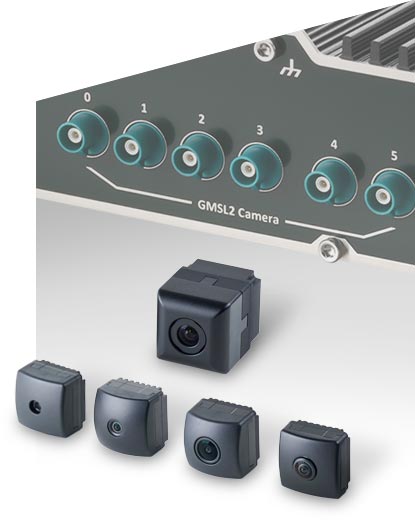 Tableau de compatibilité des caméras GMSL2 2D et 3D avec les systèmes Neousys Jetson (NRU-230V, NRU-51V+, FLYC-300, PCIe-GL26, etc.)